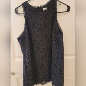 CAbi Display Black Lace  Top - M